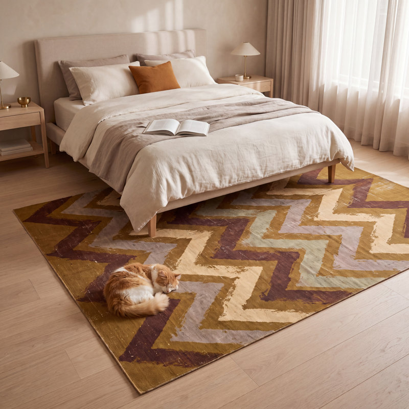 Tapis de salle de bain Houndstongue, Rectangle 2 pi 11 po x 4 pi 11 po