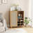 Wine Bar Cabinet with Rattan Door-1824770863