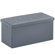 30 inches Folding Storage Ottoman, 80 L Storage Bench, Faux Leather Footrest with Padded Seat