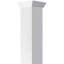 Colonne carrée classique en PVC lisse non effilée Craftsman, base standard et base standard-118304943-118304966