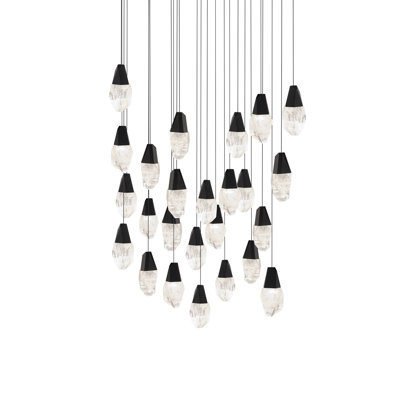 Martini 25 Light Crystal LED Multi-Light Pendant