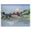 Tapisserie murale de Mont Fuji reflété dans le lac Kawaguchi