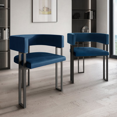 Chaise de salle à manger noire