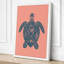 Mandala Turtle Boho - Wrapped Canvas-634322005-634322006