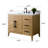42'' Single Bathroom Vanity with Engineered Marble Top-94811309-94811307