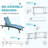 All Weather Pool Lounge Chairs Ergonomic Design With Adjustable Backrest-1465600894