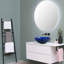 Lavabo de salle de bain vasque circulaire en verre trempé-1052423100