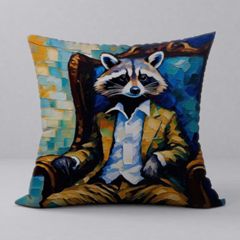 Polyester Throw Square Pillow Cover & Insert