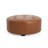 Upholstered Button Tufted Round Ottoman