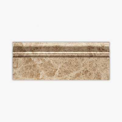 Plinthe Emperador Light Polished Kavala en marbre mouluré