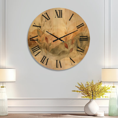 Solid Wood Wall Clock