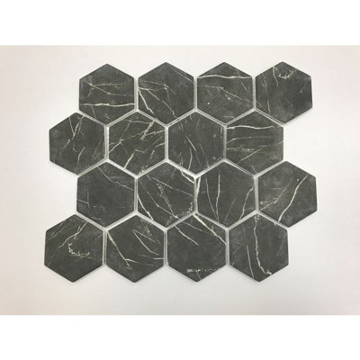Glass Honeycomb Mosaic Wall & Floor Tile