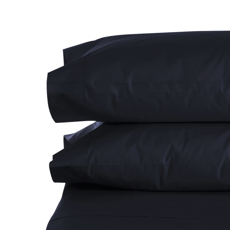 Taie d'oreiller en microfibre , Taies d'oreiller pour grand lit, Noir