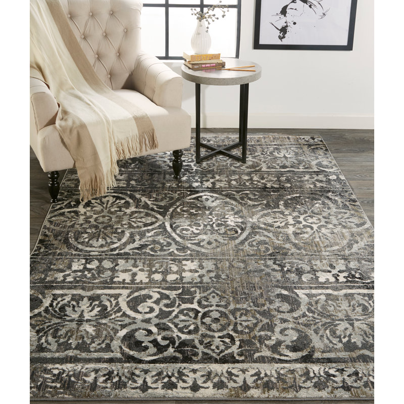 Costigan Abstract Indoor Rug, Rectangle 6'7" x 9'6"