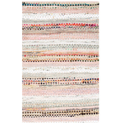 Vesey Hand Woven Cotton Striped Rug