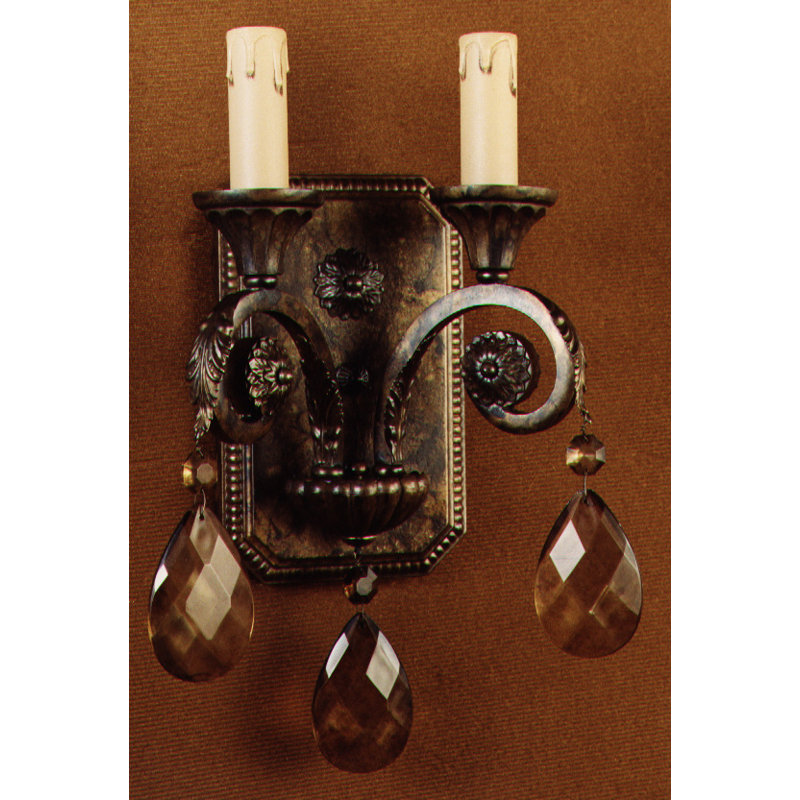 Cowie Candle Wall Light, Rust Antique Bronze