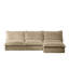 Canapé modulaire polyvalent sans accoudoirs avec repose-pieds réversible pour un confort ultime-172291356