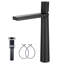 9316H-Black Single Handle Bathroom Vessel Sink Faucet With Drain Assembly
