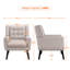 Upholstered Fabric Armchair-1739323635