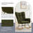 Upholstered Solid Wood Teddy Rocing Chairs-1672363635
