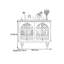 Buffet de rangement de style rétro français-1018016692