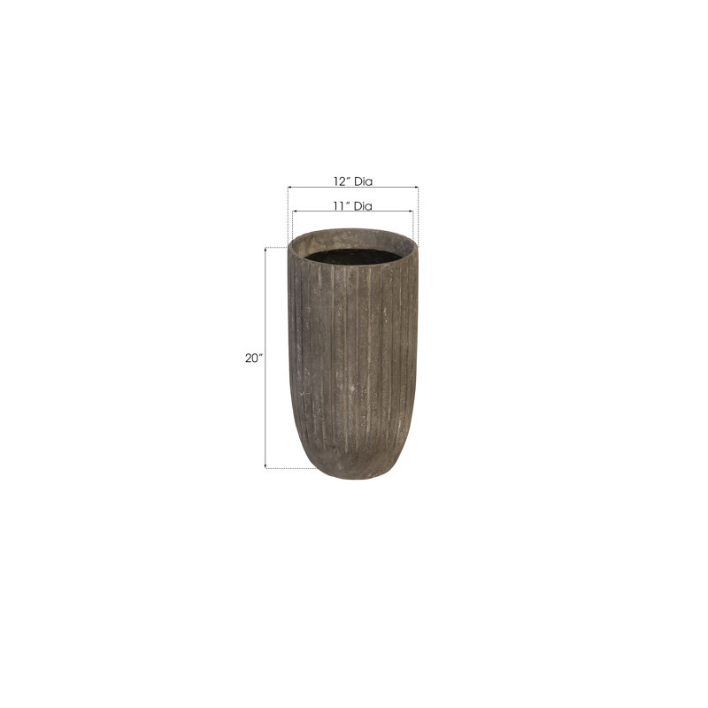 Lourdes Planter, 20" H x 12" W x 12" D