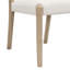 Ensemble de table de salle à manger à piédestal rond 5 pièces avec chaises rembourrées Logan-122543884