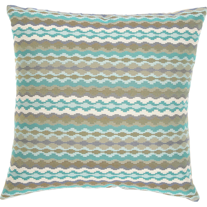 Square Pillow Cover & Insert, Turquoise