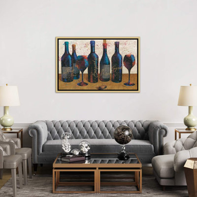 «Wine Splash Light I» par All That Glitter - reproduction d'art