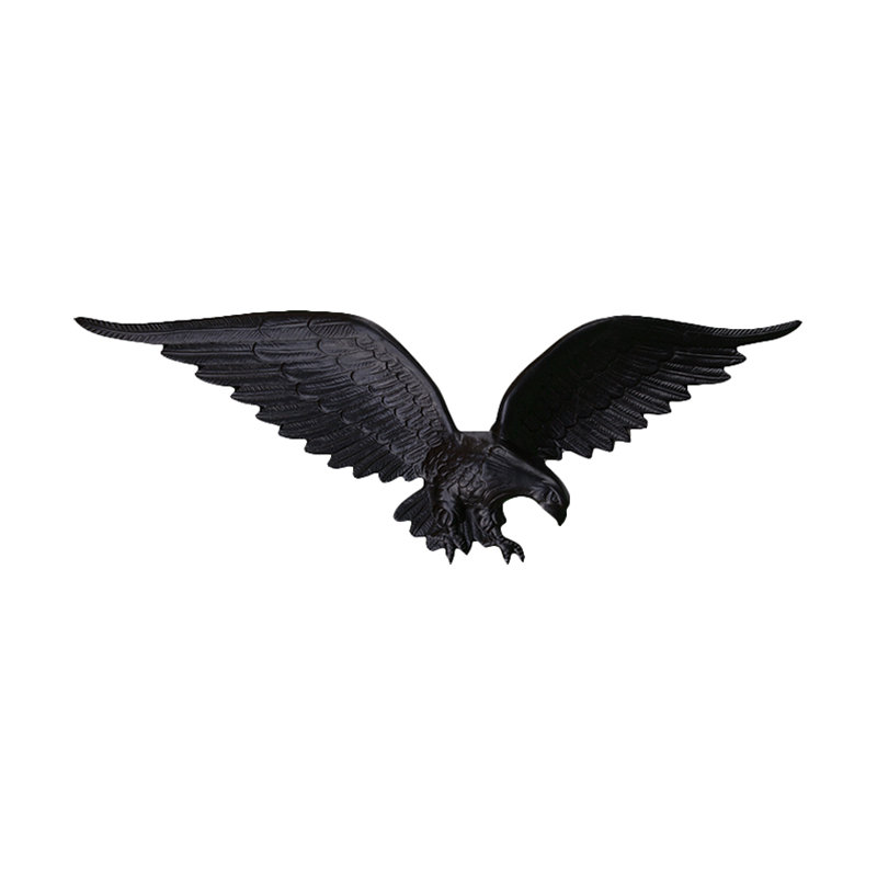 Eagle Wall Décor, Black