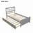 Twin Size Platform Bed With Trundle-167333992