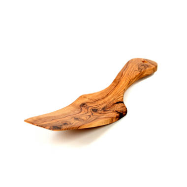 Olive Wood Cutting Board with Handle at BeldiNest