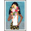 «Flower Vase Girl I» par Grace Popp - peinture encadrée-57741576-98302173