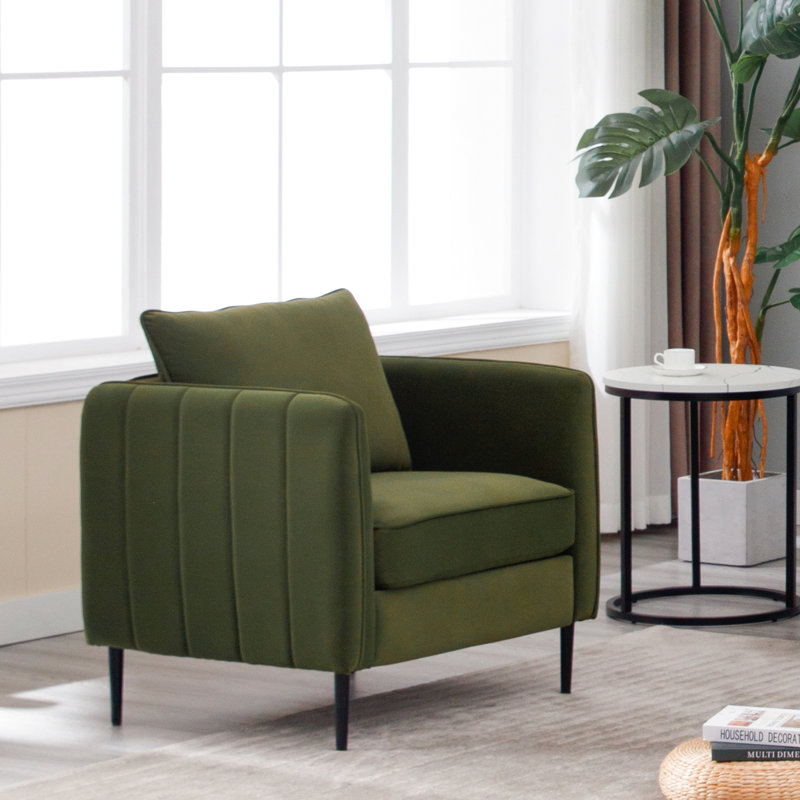 Accent Chair For Living Room, Green