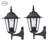 Darick Modern Aluminum Wall Light with Clear Glass Shade