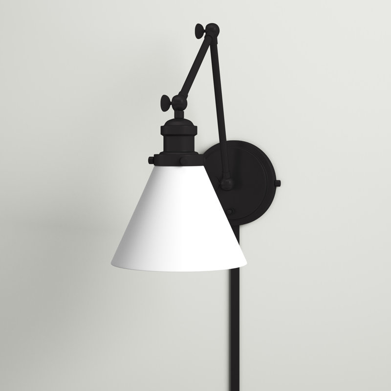 Schulenburg Swing Arm Sconce, Bronze