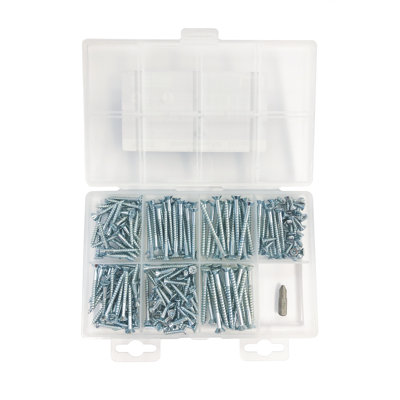 211 Pieces Wood Screw Kit