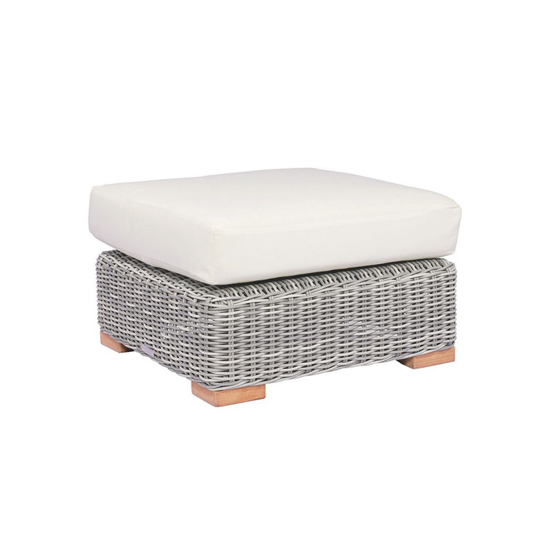 Tortola Deep Seating Ottoman With Cushion, Navy