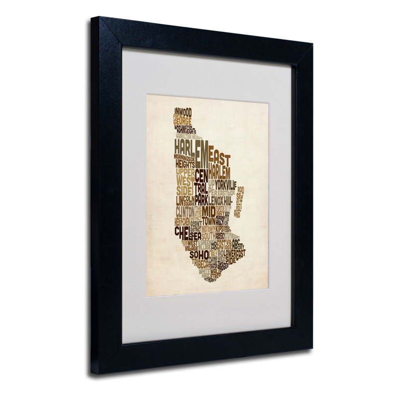 Modern & Contemporary, Black, 14" H x 11" W x 0.5" D
