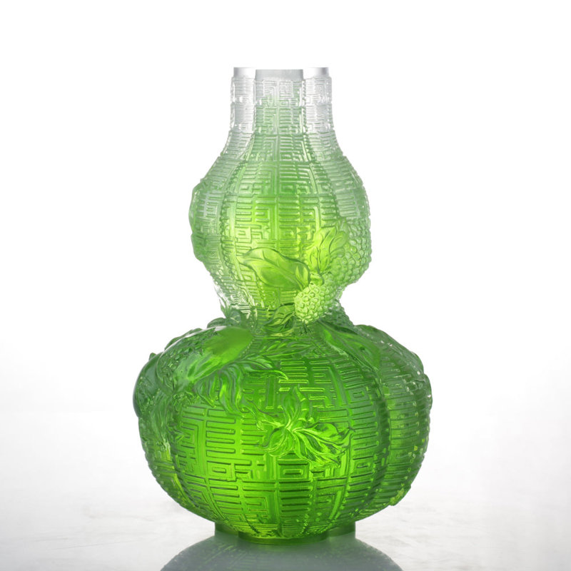 Sculpture en cristal Hulu Gourd, «Euphonie restreinte»