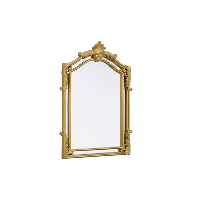 Madeline Traditional Mirror in Gold Leaf, 36" x 28.5"