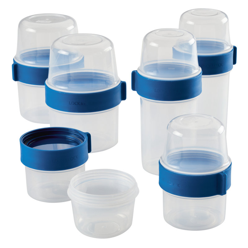 Food Storage - Set of 6 Containers and 6 Lids