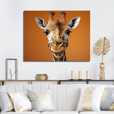 Girafe brune sentinelle Savannah