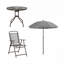  Chaise de patio grise