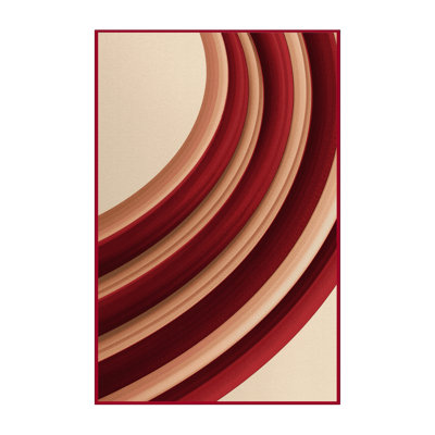 Tapis rouge moelleux en velours doux et moelleux de couleur rouge velours Montauk
