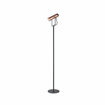 Byrine 160cm Polished Task Floor Lamp