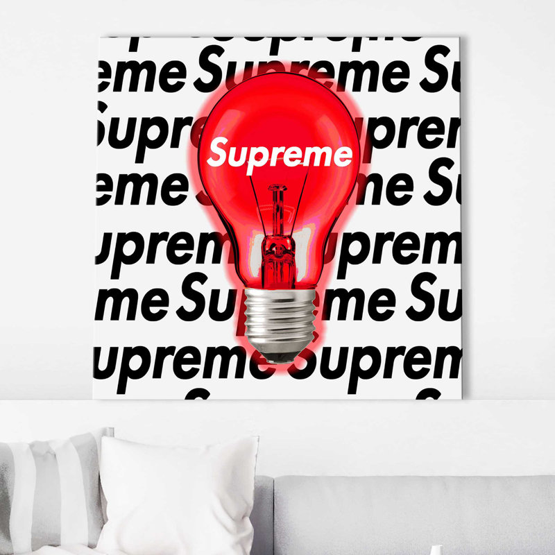«Supreme Idea (Square)» par Jodi - impression, Toile tendue, H 18" x l 18" x P 1"
