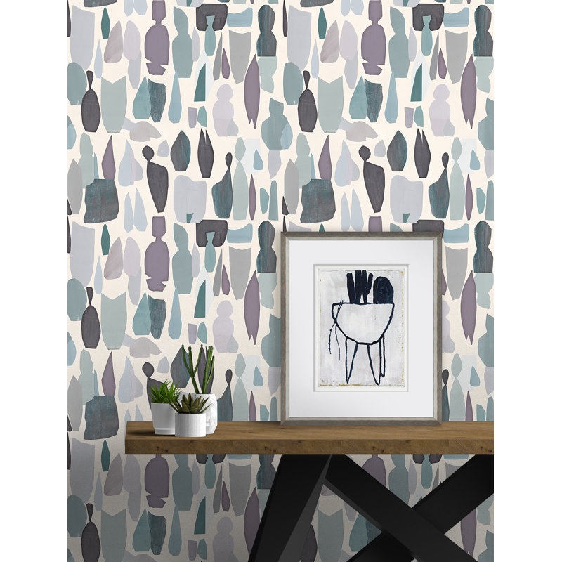 Susan Hable Abstract Wallpaper by Susan Hable, Purple