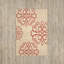Tapis crème / rouge Bexton-15992759