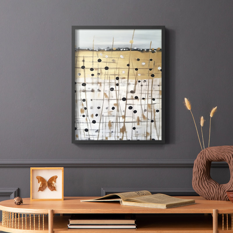 ABSTRACT Series CMXV III - Reproduction encadrée de qualité supérieure - prête à être accrochée - aucun clou requis ABAI52539